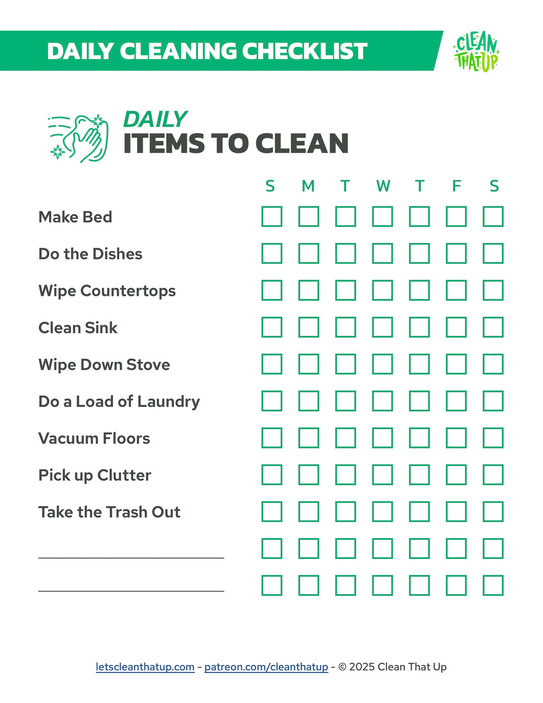Clean That Up | Shop Microfiber Towels, Cleaning Checklists, & Shirts ...