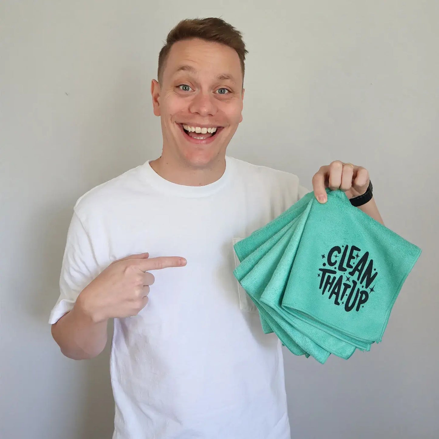 10 Pack Clean That Up Microfiber Towels