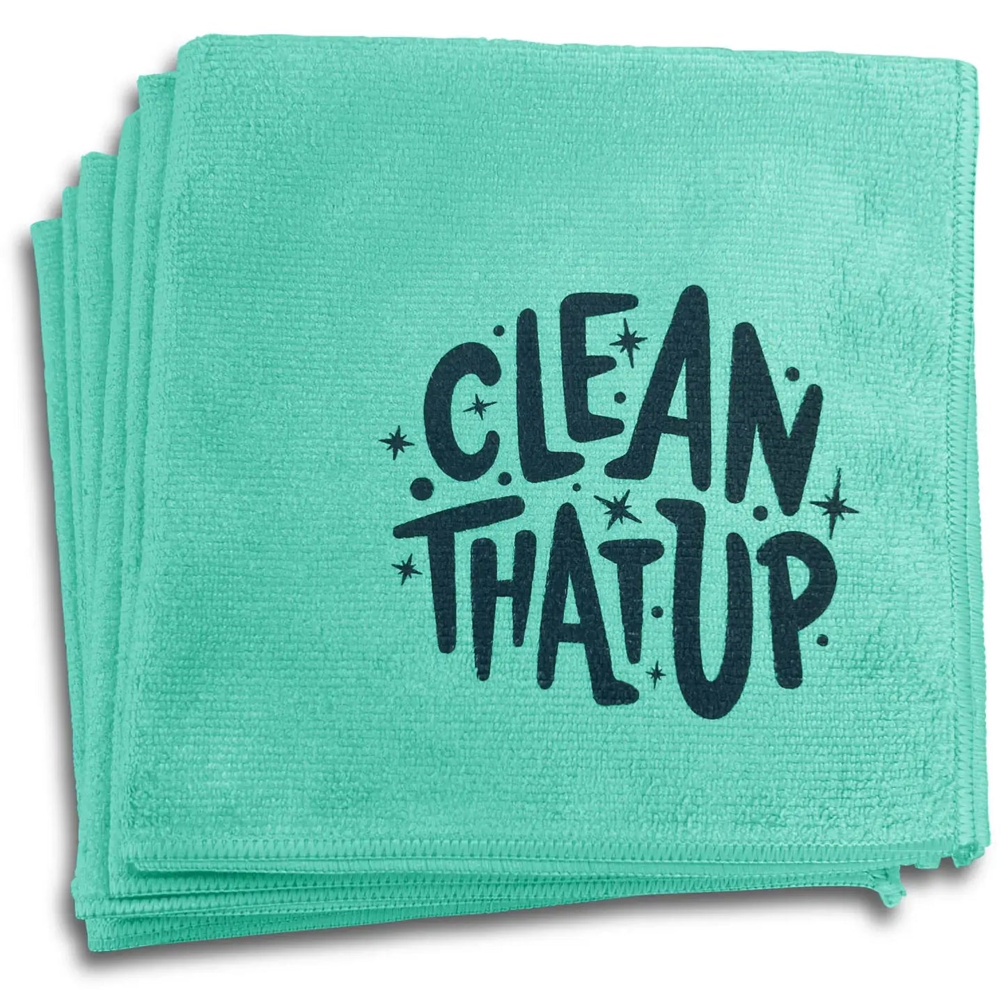 10 Pack Clean That Up Microfiber Towels